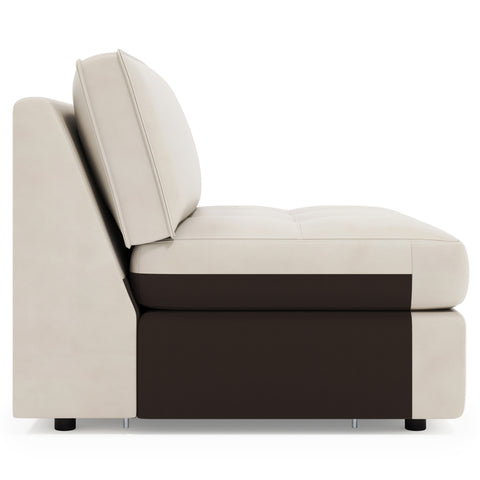 Nest Leather Armless Chair