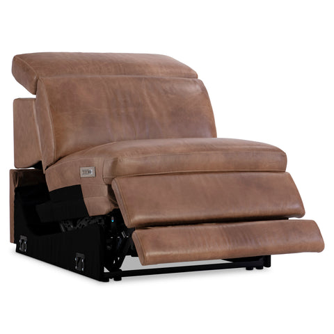 Lioni Leather Armless Power Motion Chair