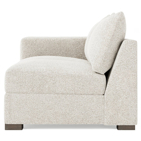Helena Fabric Left Arm Loveseat