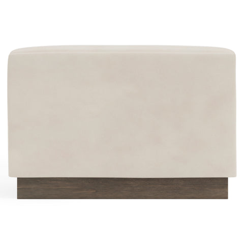 Merino Leather Ottoman