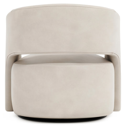 Chloe Leather Swivel Chair
