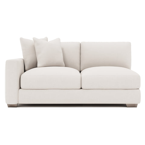 Dawkins Fabric Left Arm Loveseat