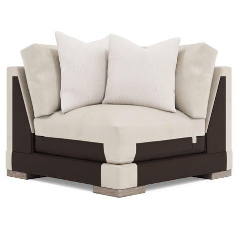 Lars Leather Corner Chair