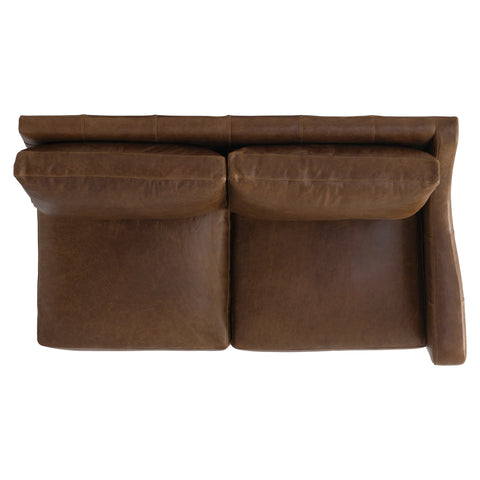 Ventura Leather Right Arm Loveseat