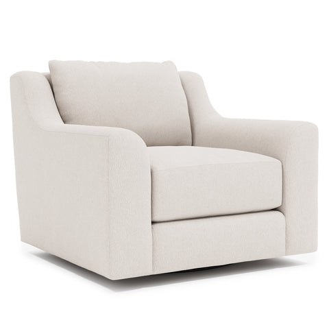 Gabi Fabric Swivel Chair Without Pillows