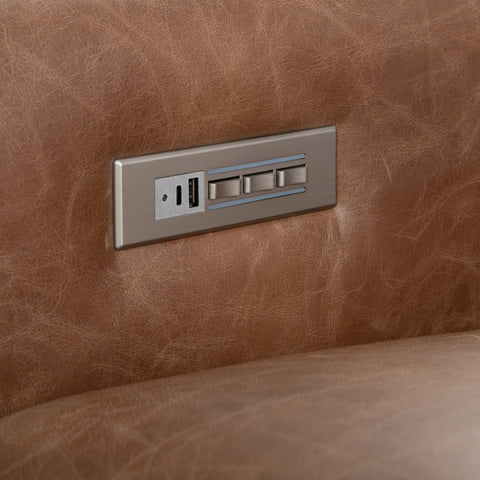 Lioni Leather Power Motion Sofa