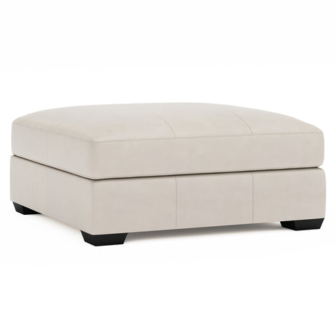 Dawkins Leather Ottoman