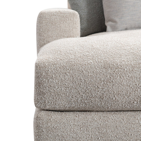 Drew Fabric Left Arm Chaise