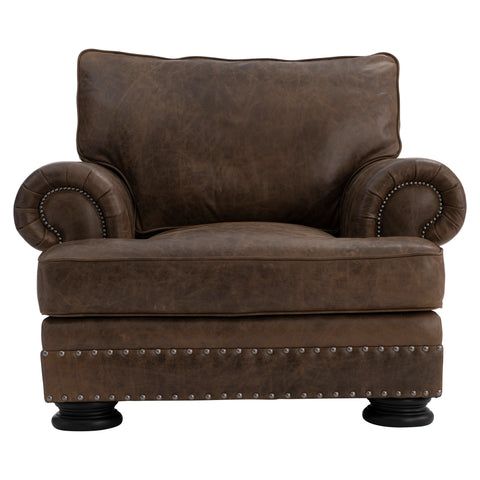 Foster Leather Chair Without Pillows