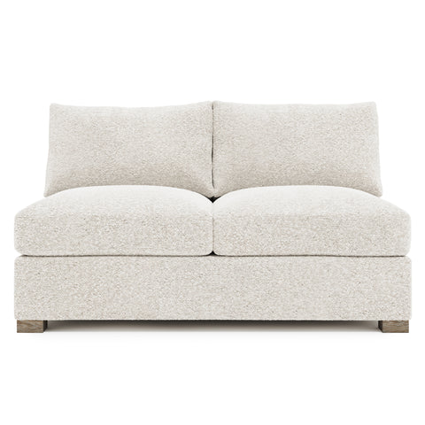 Kelsey Fabric Armless Loveseat