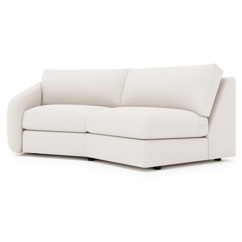 Soleil Fabric Left Arm Loveseat