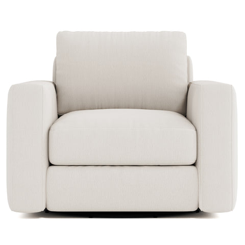 Dawkins Fabric Swivel Chair Without Pillows