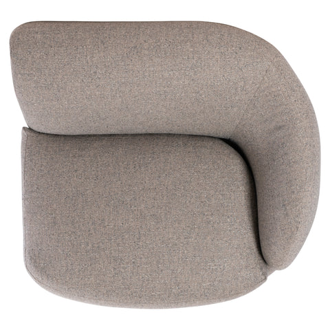Sylvio Fabric Right Arm Chair