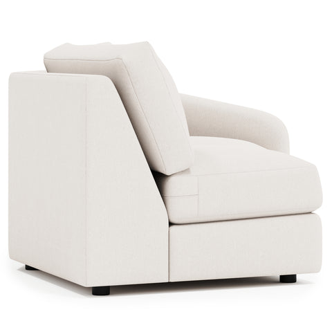 Soleil Fabric Right Arm Loveseat