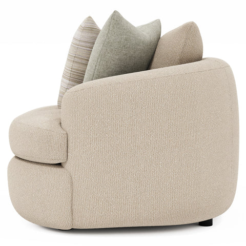 Jules Fabric Right Arm Chair