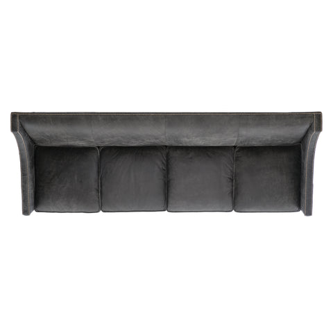 Palisades Leather Sofa Without Pillows