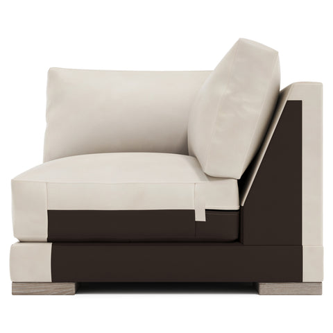 Lars Leather Corner Chair