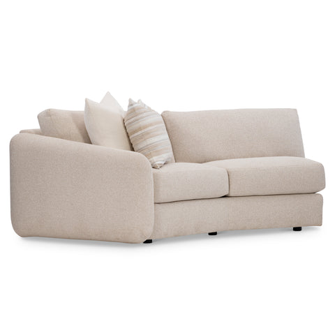 Soleil Fabric Left Arm Loveseat