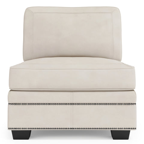 Grandview Leather Armless Chair