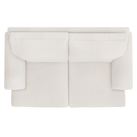 Foster Fabric Loveseat Without Pillows