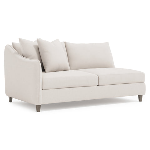 Joli Fabric Left Arm Loveseat