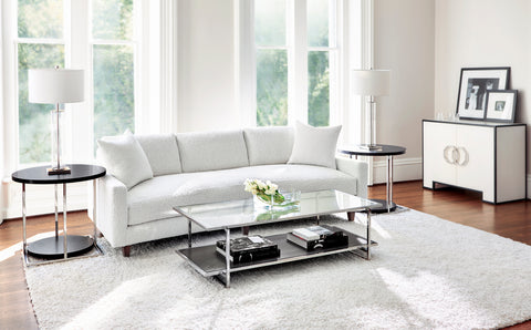 Carlie Fabric Sofa Without Pillows