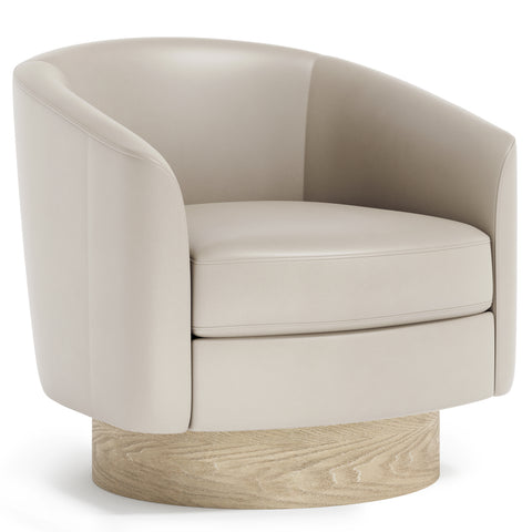 Camino Leather Swivel Chair