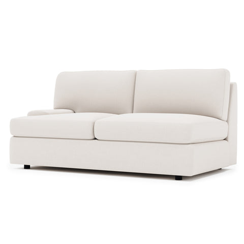Serena Fabric Left Arm Loveseat