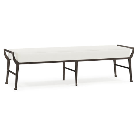 Mansfield Leather Bench