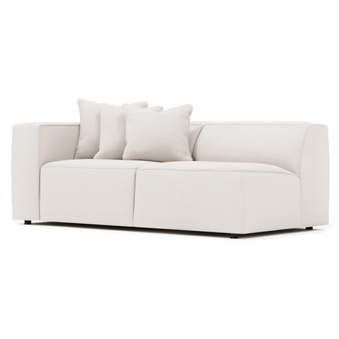 Bliss Fabric Left Arm Loveseat