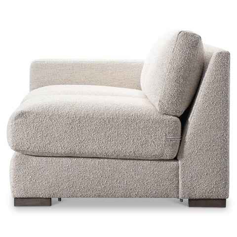 Drew Fabric Left Arm Loveseat