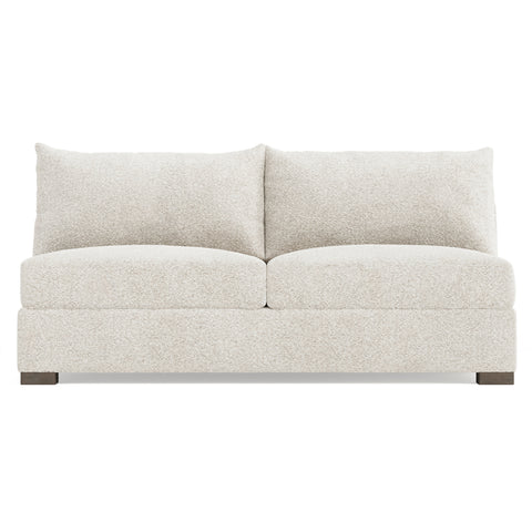 Helena Fabric Armless Loveseat