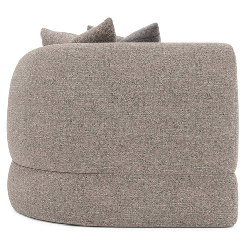 Sylvio Fabric Right Arm Chair