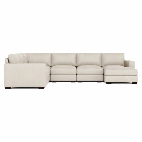 Dawkins Leather Sectional