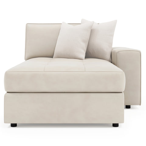 Nest Leather Right Arm Chaise
