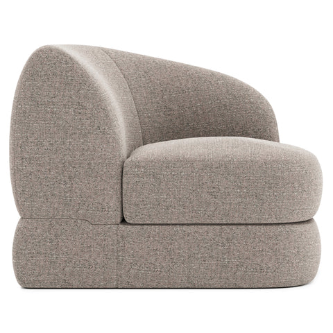 Sylvio Fabric Right Arm Chair