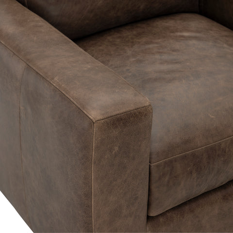 Dawkins Leather Swivel Chair