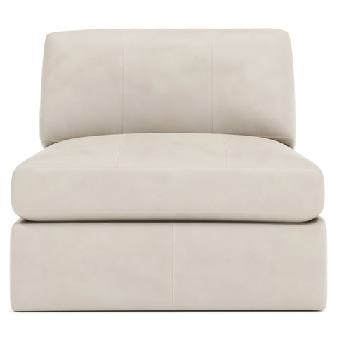 Stafford Leather Armless Chair