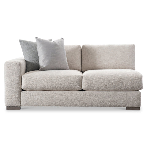 Drew Fabric Left Arm Loveseat