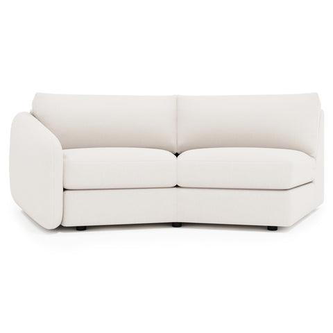 Soleil Fabric Left Arm Loveseat