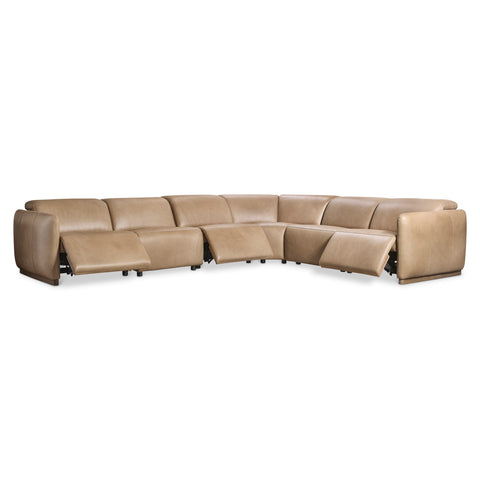 Alta Leather Power Motion Sectional