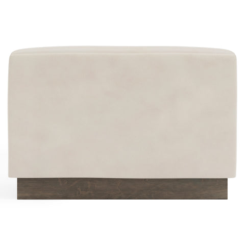 Merino Leather Ottoman