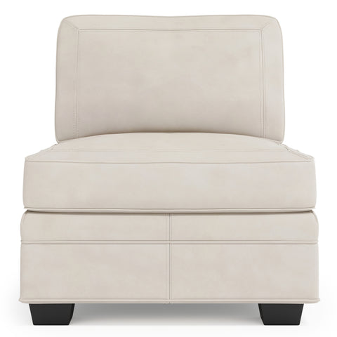 Grandview Leather Armless Chair