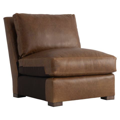 Ventura Leather Armless Chair