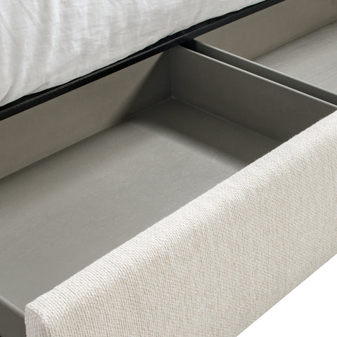 Avery Fabric Storage Panel Bed