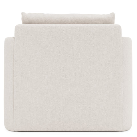 Rory Fabric Swivel Chair Without Pillows
