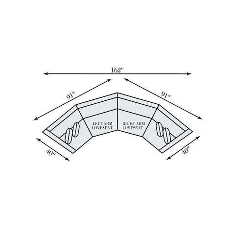 Soleil Fabric Sectional