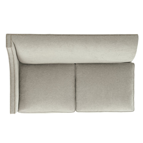 Palisades Fabric Left Arm Loveseat