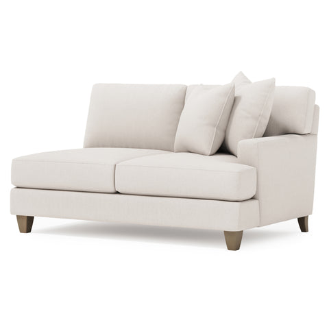 Mila Fabric Right Arm Loveseat