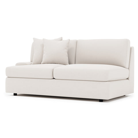 Serena Fabric Left Arm Loveseat
